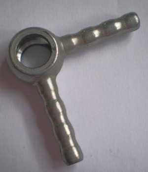 Doppel-Ringschlauchnippel 6 mm -ORIGINAL aus Gu
